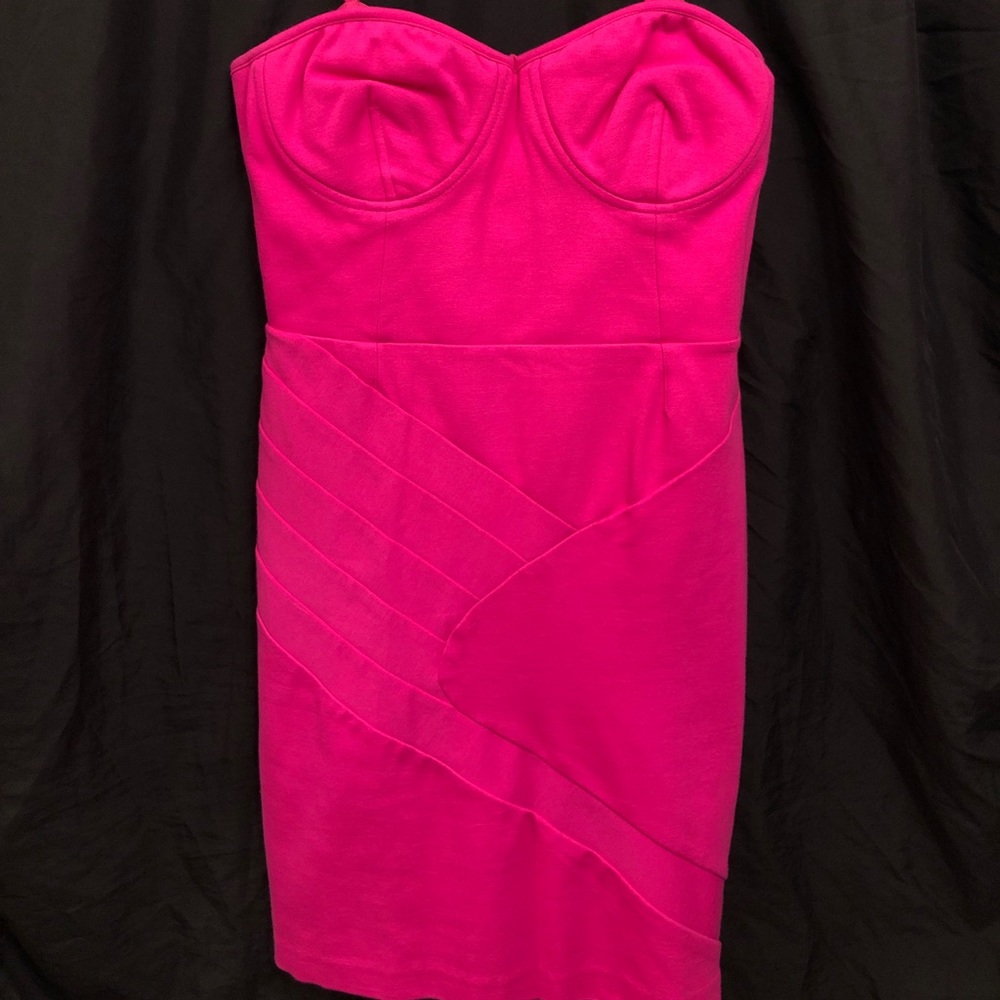 Express hot pink cocktail dress